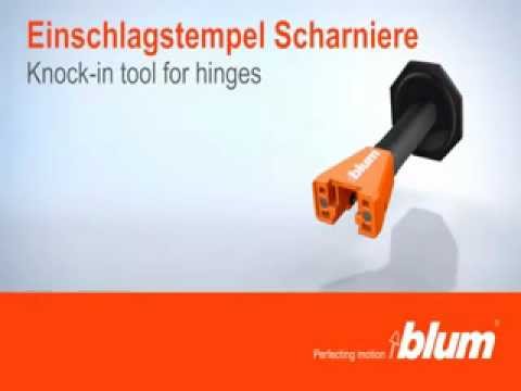 Herramienta para instalación a presión de bisagras