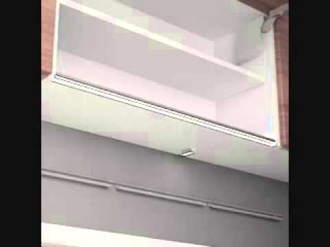 Lámpara para gabinetes altos SKYLINE de LEDs de luz natural | M12