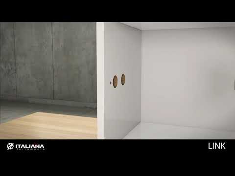 Sistema de apertura LINK tipo secreter para muebles de madera