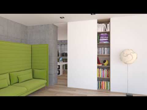 Sistema corredizo JUNIOR 80/b (mod) para puerta de madera