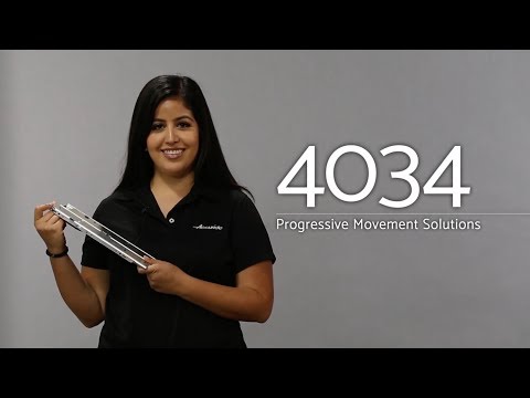 Corredera Accuride C4034 para cajón ancho de alta capacidad, de sobreextensión total, para montaje lateral, capacidad 68 kg