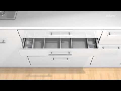 Organizador para utensilios de cocina ORGA-LINE para cajón cubertero TANDEMBOX, con ancho de 1200 mm