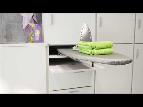 Cubierta repuesto para burro de planchar PRUA, tela plateada, 100 mm x 350 mm