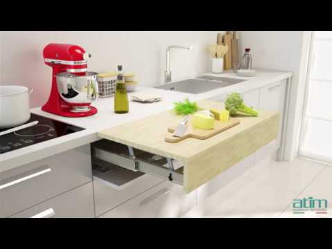 Mecanismo extraíble para mesa OPLA TOP