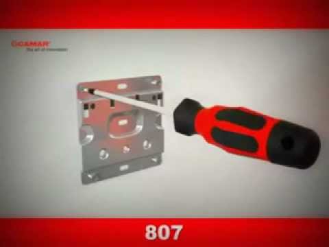 Colgador oculto BATHER 807 para gabinetes bajos