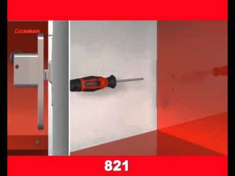 Colgador oculto JOURNEY 821 para embutir en costado de gabinetes 