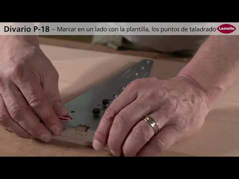 Plantilla de posicionamiento para perforación para instalación de DIVARIO P-18