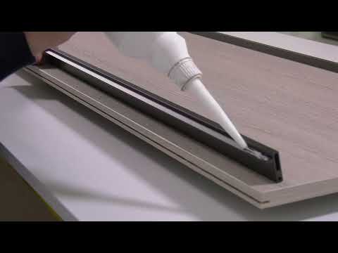 Perfil GLIX WOOD para puerta de madera