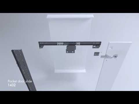 Correderas Accuride CB1432 para puertas verticales insertables en muebles de madera