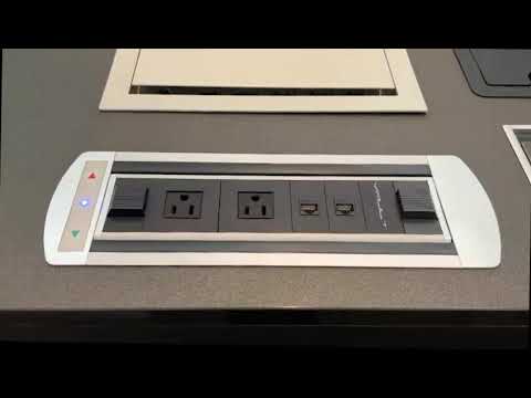 Multicontacto TURN, 2 conexiones eléctricas, 2 voz/datos CAT6, acabado aluminio