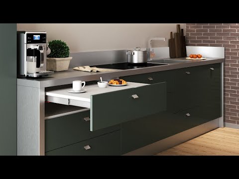 Mecanismo extraíble SHOT SILENT para mueble de cocina