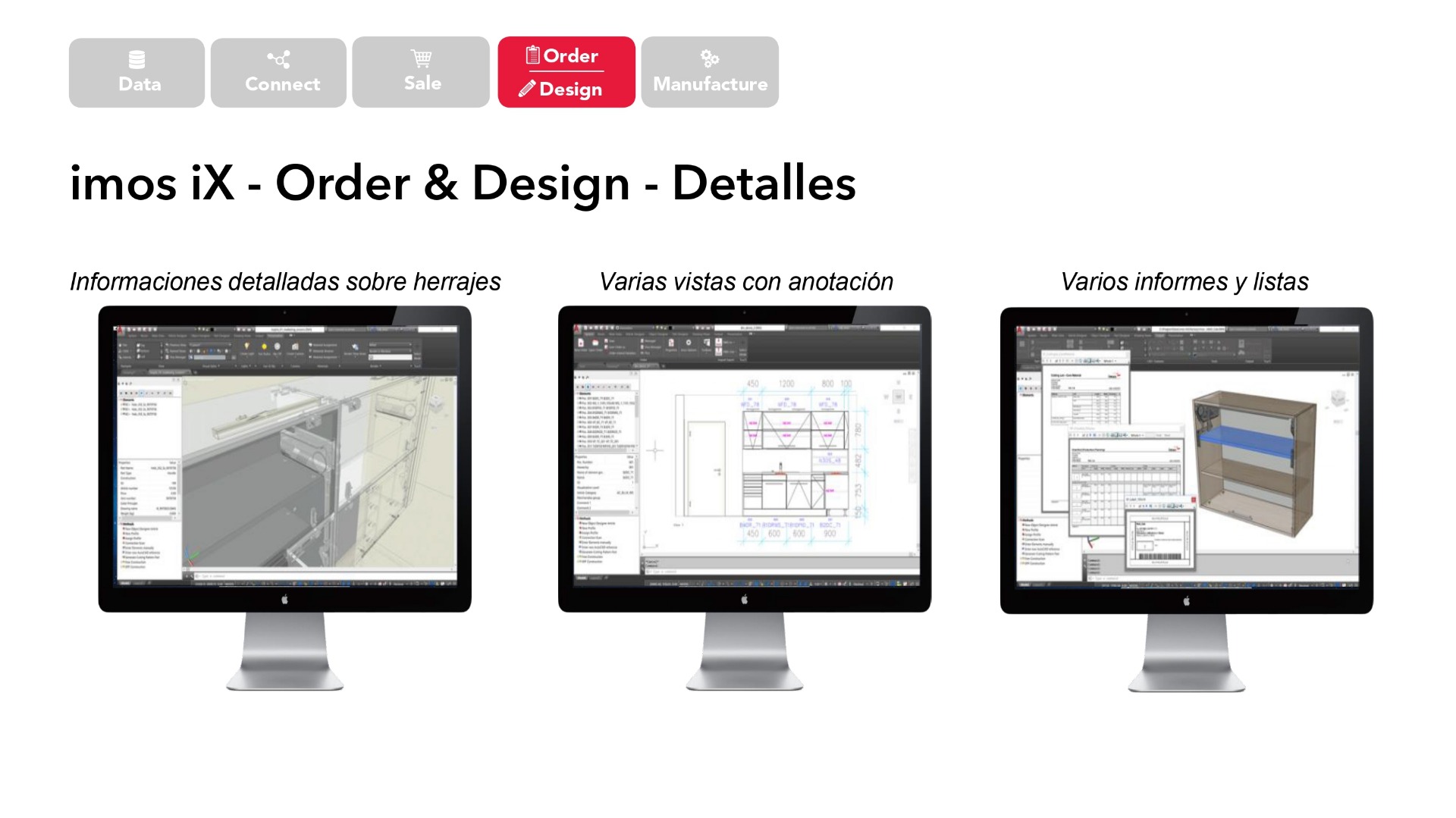 Software imos para venta, diseño y fabricación de muebles