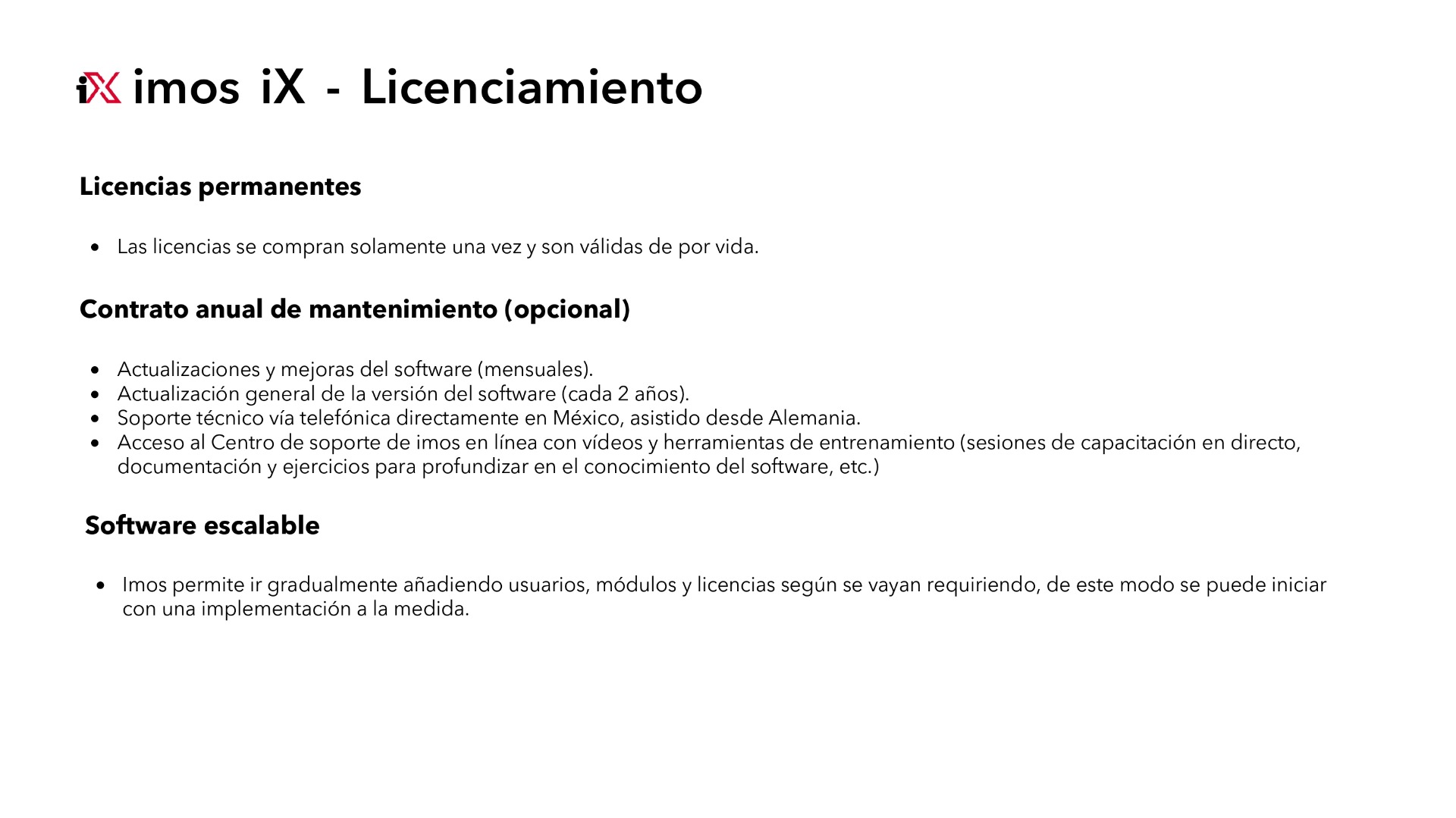 Software imos para venta, diseño y fabricación de muebles