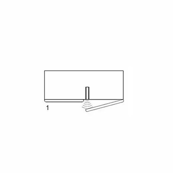 Switch IR con función ON/OFF de proximidad, de acabado negro para sistemas de iluminación M12 y M24 Domus Line