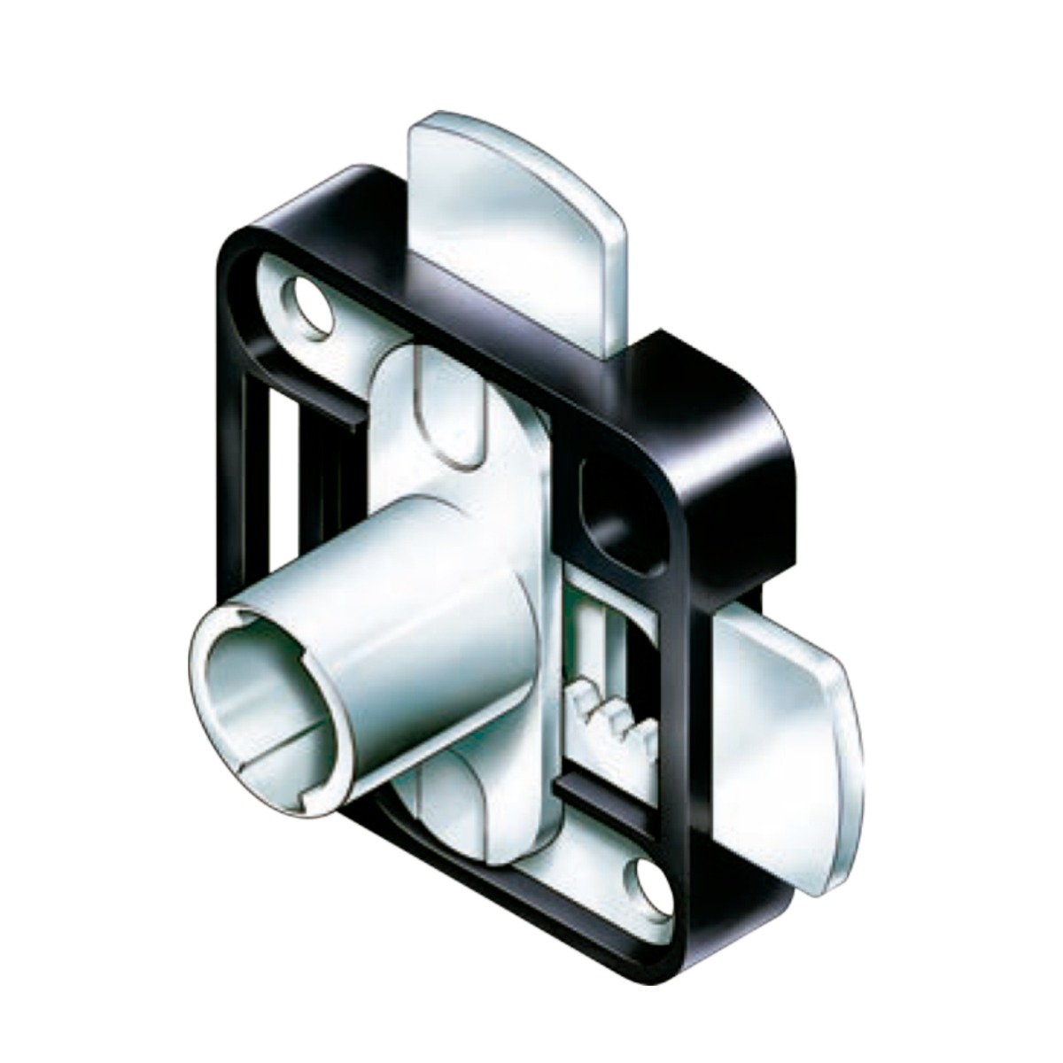 Cilindro CB-255 para cerradura de 2 puertas, montaje puerta izquierda