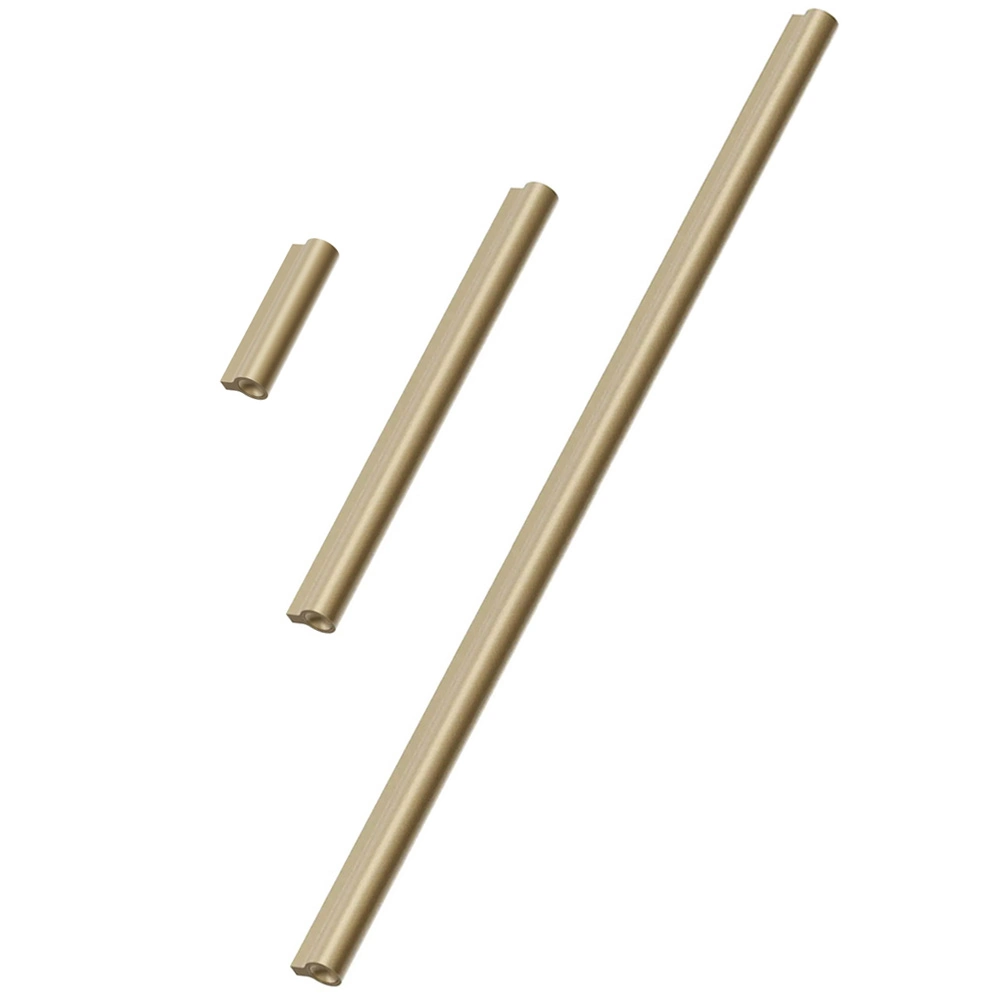 Jaladera color dorado para cajones y gabinetes