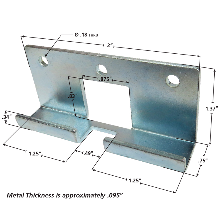 Placas-soporte para tornillo conector FLIP BOLT