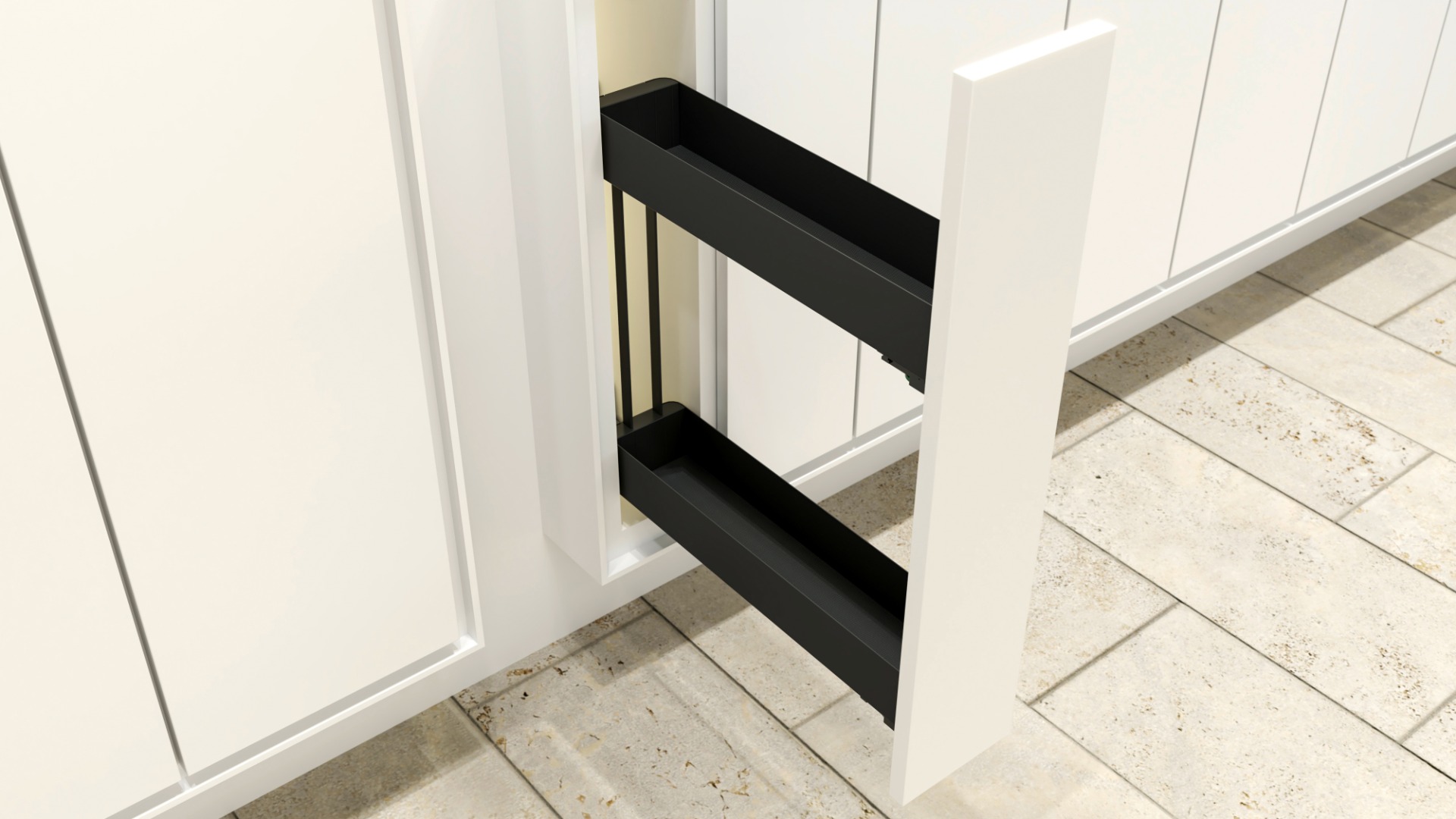 Botellero K-LINE 15 cm, color antracita