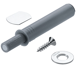 TIP ON para puertas / Mecanismo de apertura para puerta sin jaladera color gris