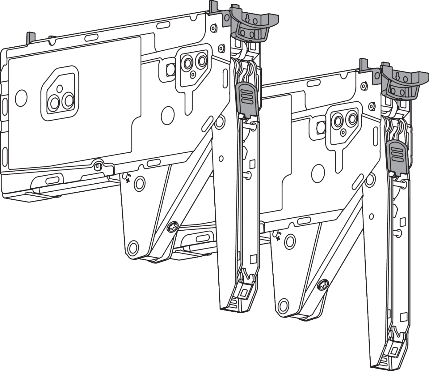 Mecanismo de elevación AVENTOS HK top BLUMOTION