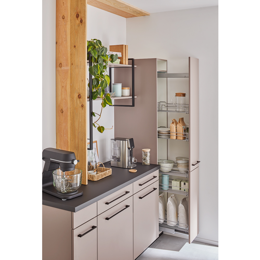 Kit 10 - Extraíble para cocina DISPENSA con 5 canastillas para mueble de 400 mm de ancho