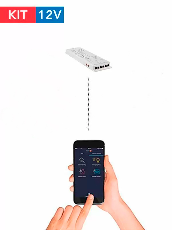 Transformador X-DRIVER para iluminación inteligente, Sistema M12