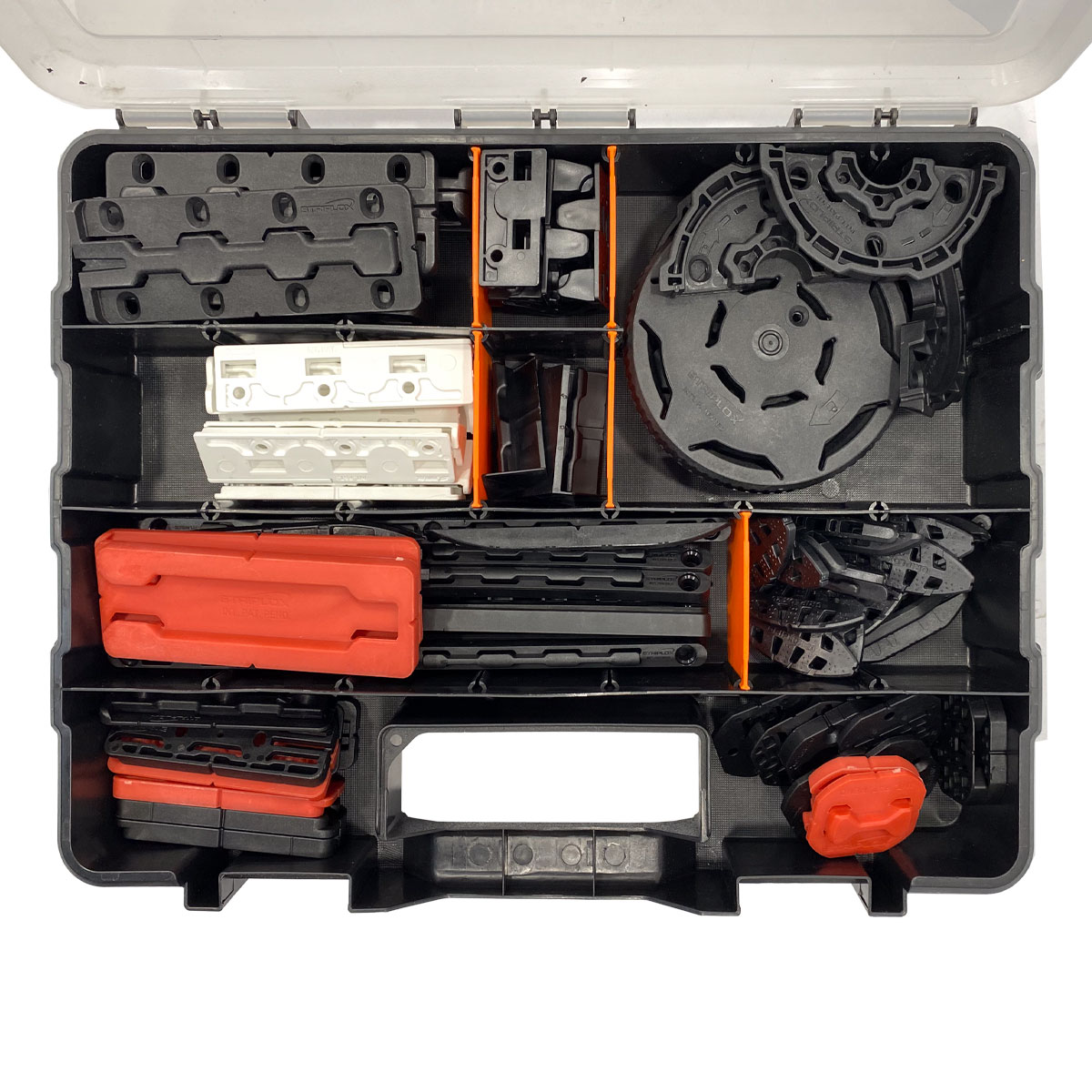 STARTER KIT STRIPLOX: incluye 43 piezas (Plantillas, STRIPLOX, Caja de transporte)