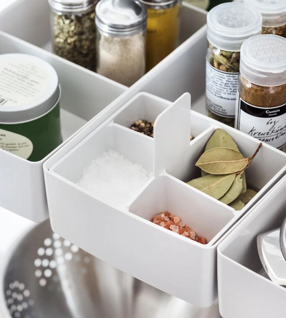 Extraíble de cocina KITCHEN TOWER para mueble de 600 mm, color blanco