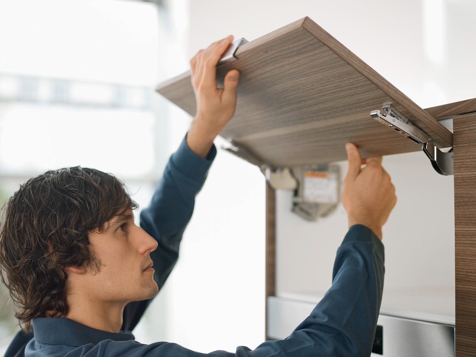 Placa de montaje recta para bisagra CLIP/HK-S, taquete expansivo de 5mm, ajuste excéntrico