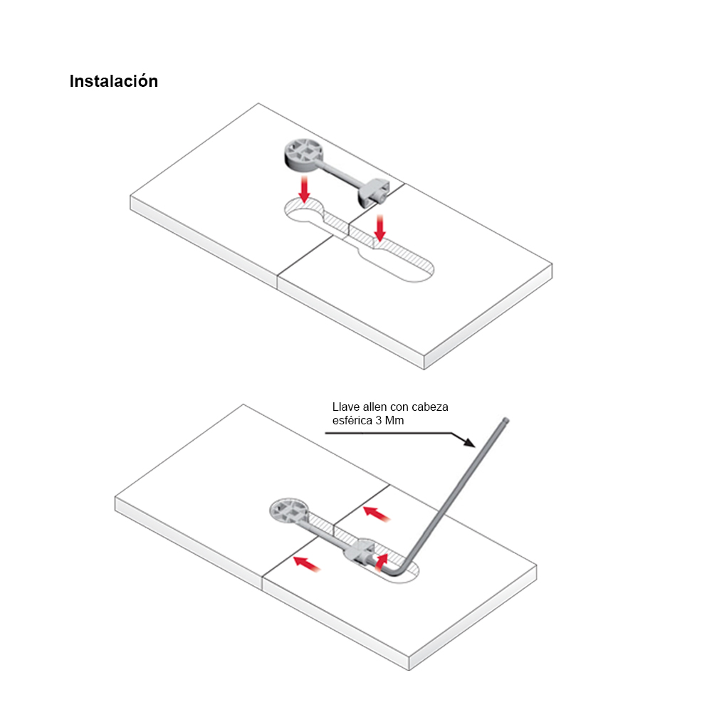 Kit de sistema de unión K TOP para cubiertas