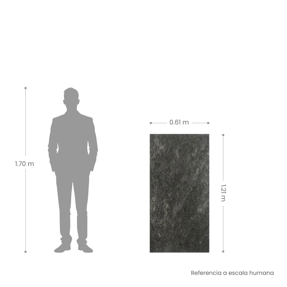 Laja de piedra, modelo MULTICOLOR, Stone Veneer, medida 1210 x 610 mm 