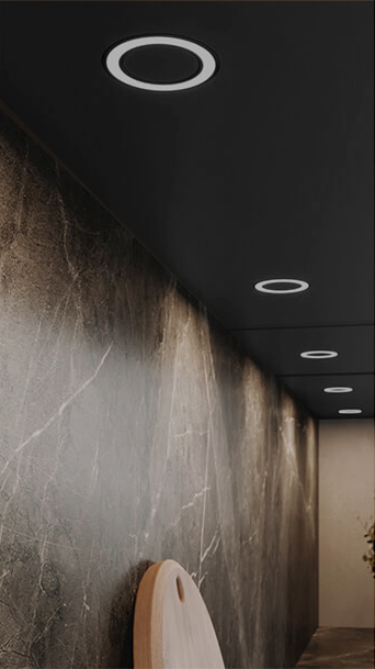 Lámpara HOLL para embutir, luz cálida | M24