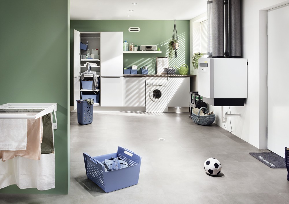 Mecanismo abatible LAUNDRY para tender ropa, color blanco