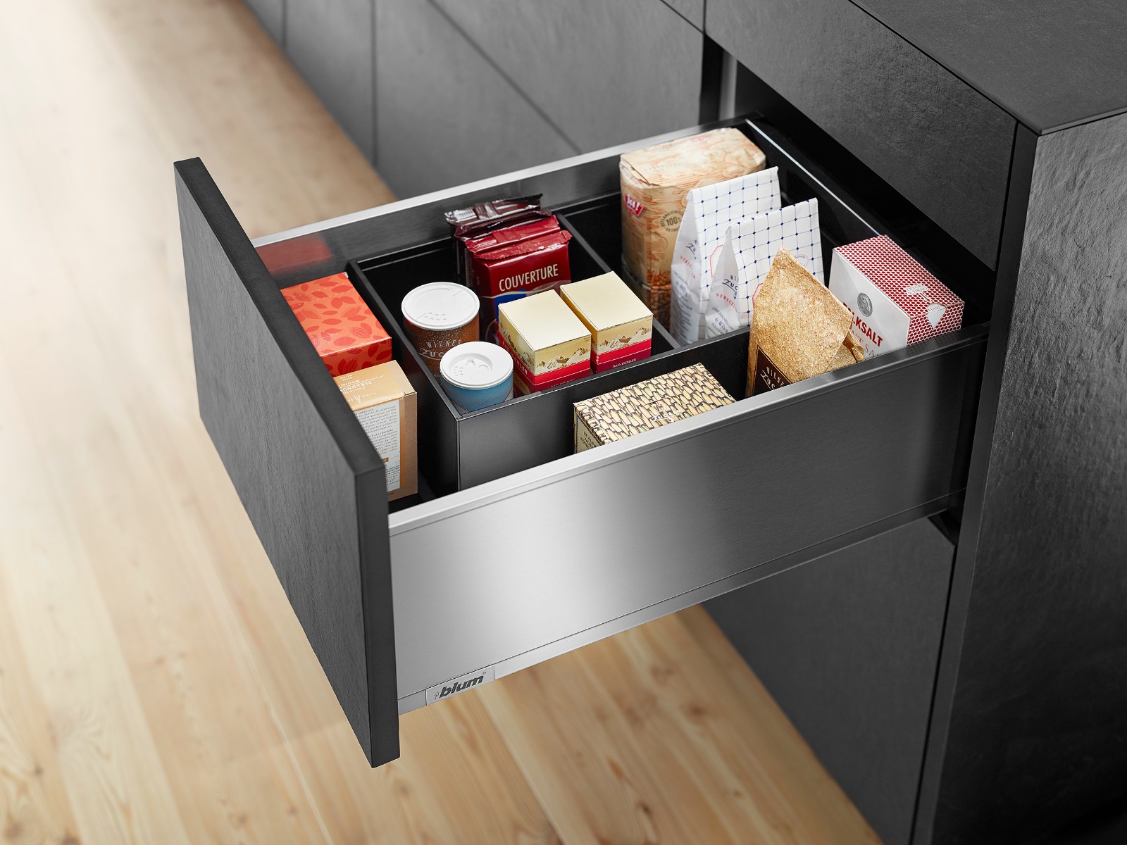 Corredera LEGRABOX BLUMOTION S de 500 mm