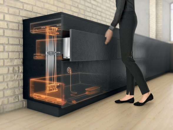 SERVO DRIVE: Apertura eléctrica para cajones (instalación con perfil)