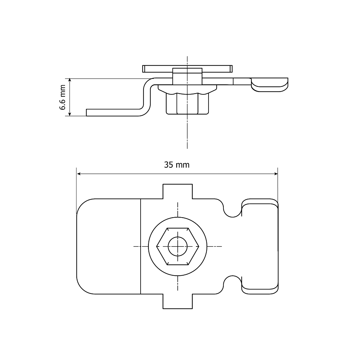 Tope DC-515 y Sujetador LC-515 para TANDEM y MOVENTO