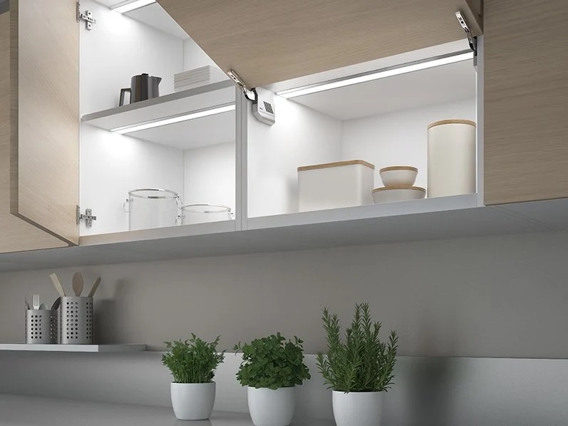 Perfil de aluminio para lámpara LEDYE, acabado anodizado