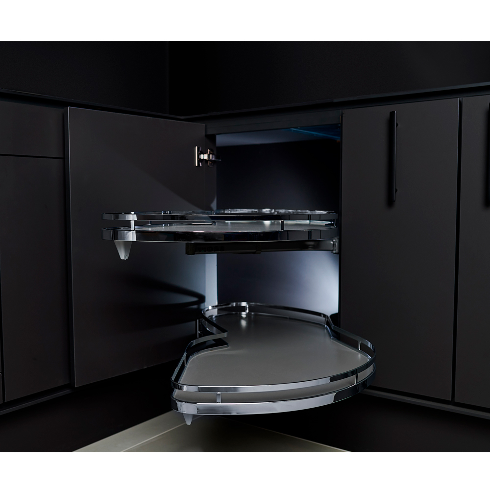 Extraíble de cocina para mueble en esquina LEMANS II STYLE, acabado cromo