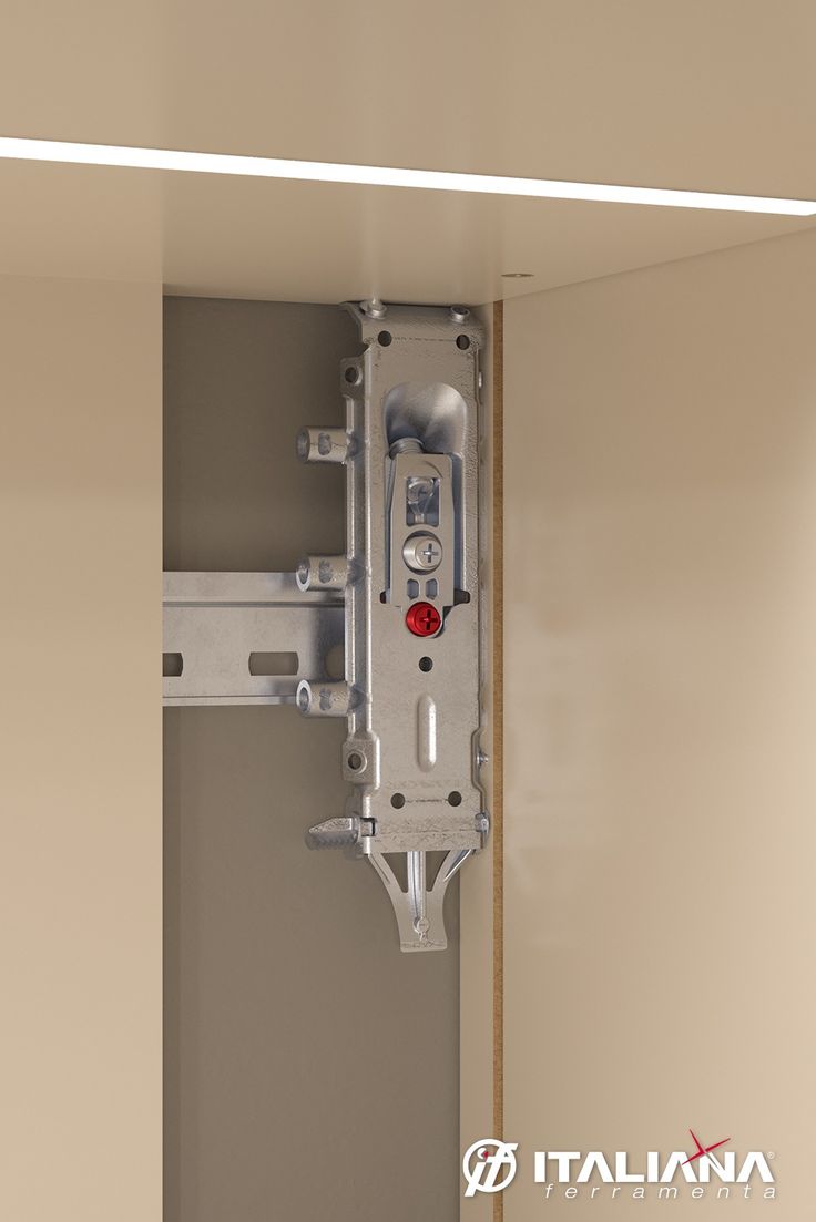 Colgador oculto LIBRA H2 para gabinetes altos