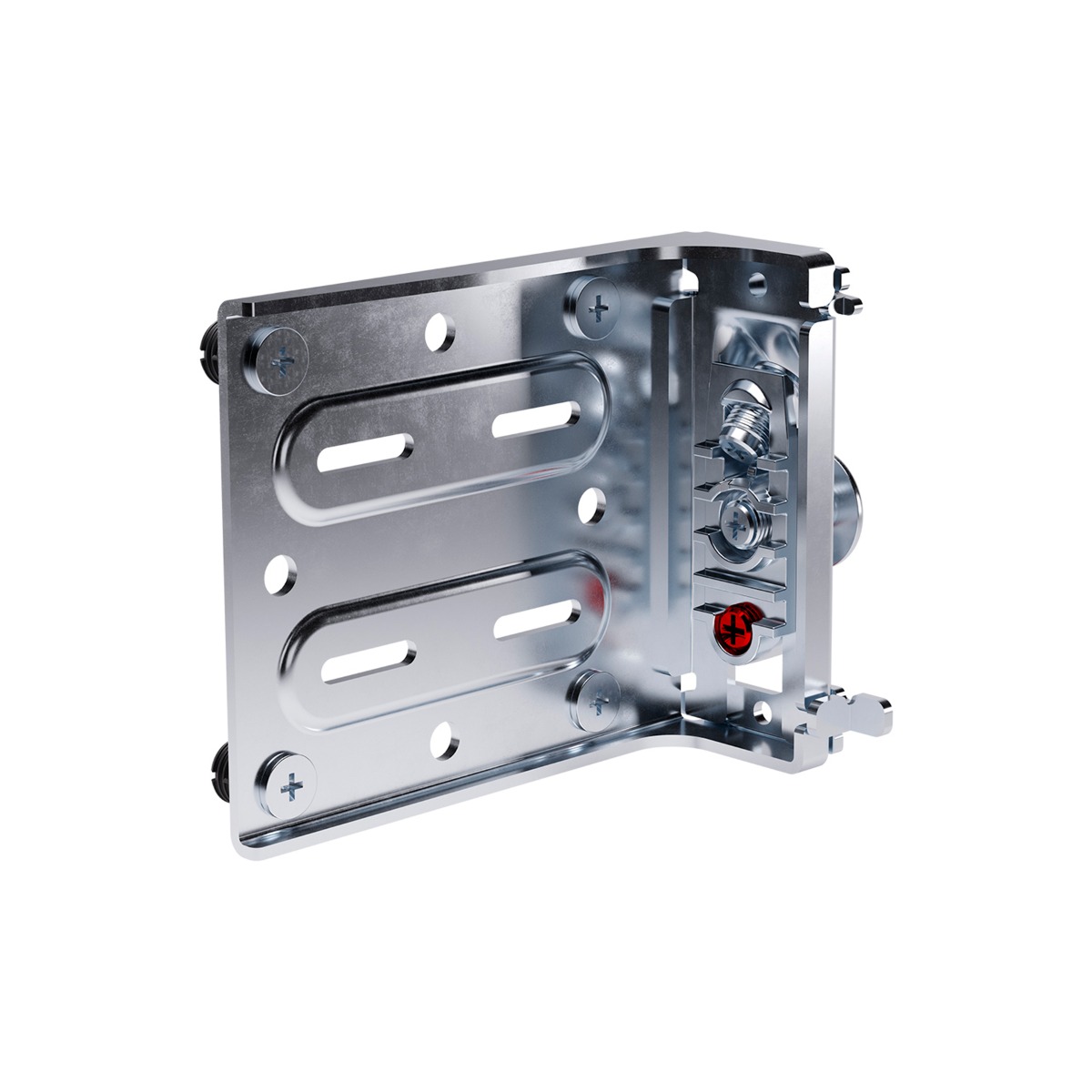 Colgador oculto LIBRA H11 para gabinetes bajos con taquetes premontados