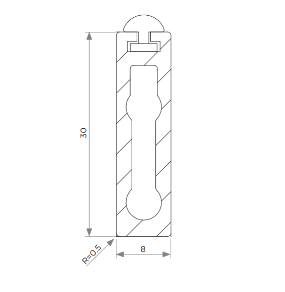 Tubo para clóset LOUNGE