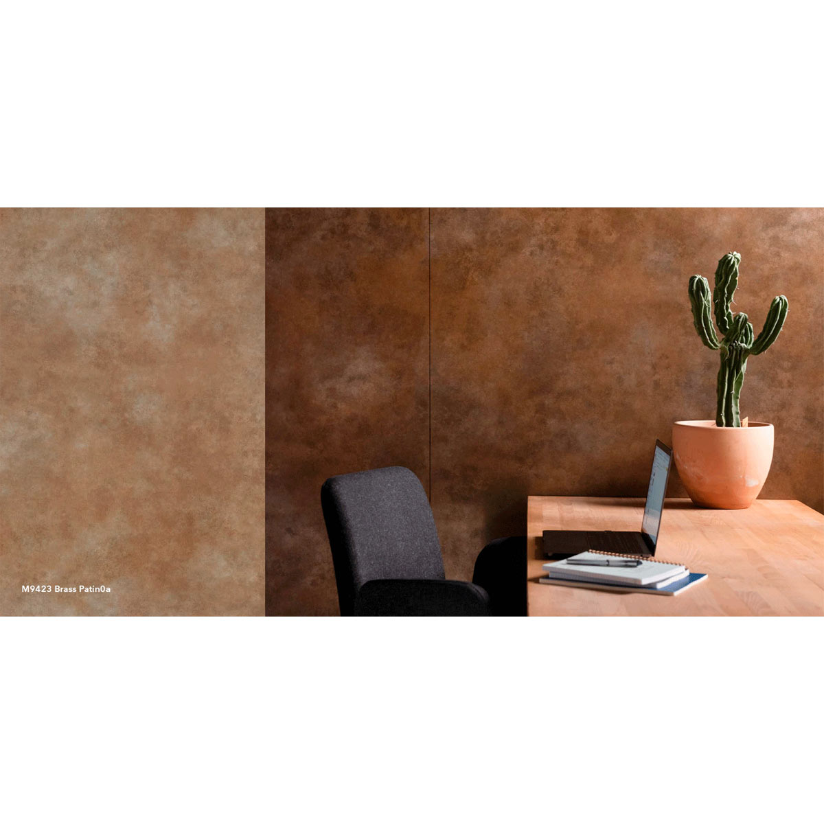 Laminados metálicos Homapal M9423 Brass Patina
