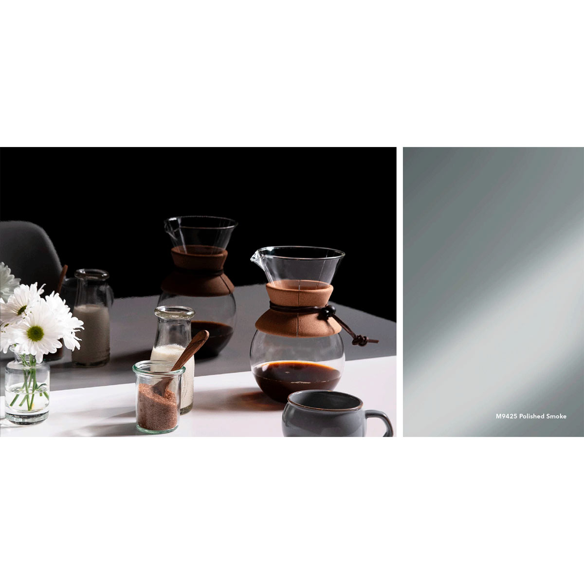 Laminados metálicos Homapal M9425 Polished Smoke