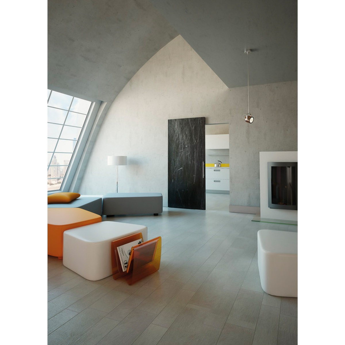 Sistema corredizo oculto MAGIC2 para puertas de paso