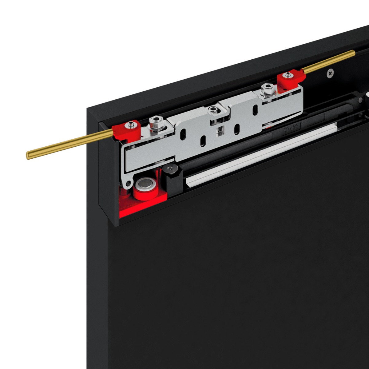 Sistema corredizo oculto MAGIC2 para puertas de paso