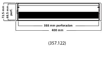 Pasacables con cubre polvo MAGNA para escritorio o mesa