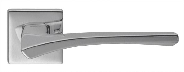 Set de manijas Mandelli, ASTRID con set de baño, acabado cromo satinado