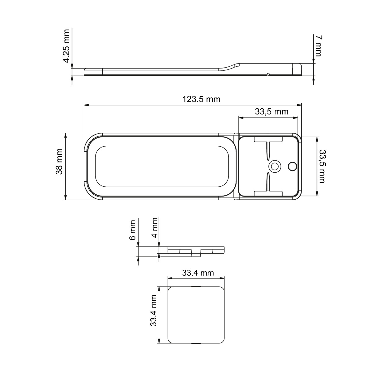 Marco Identificador para lockers para cerraduras DialLock