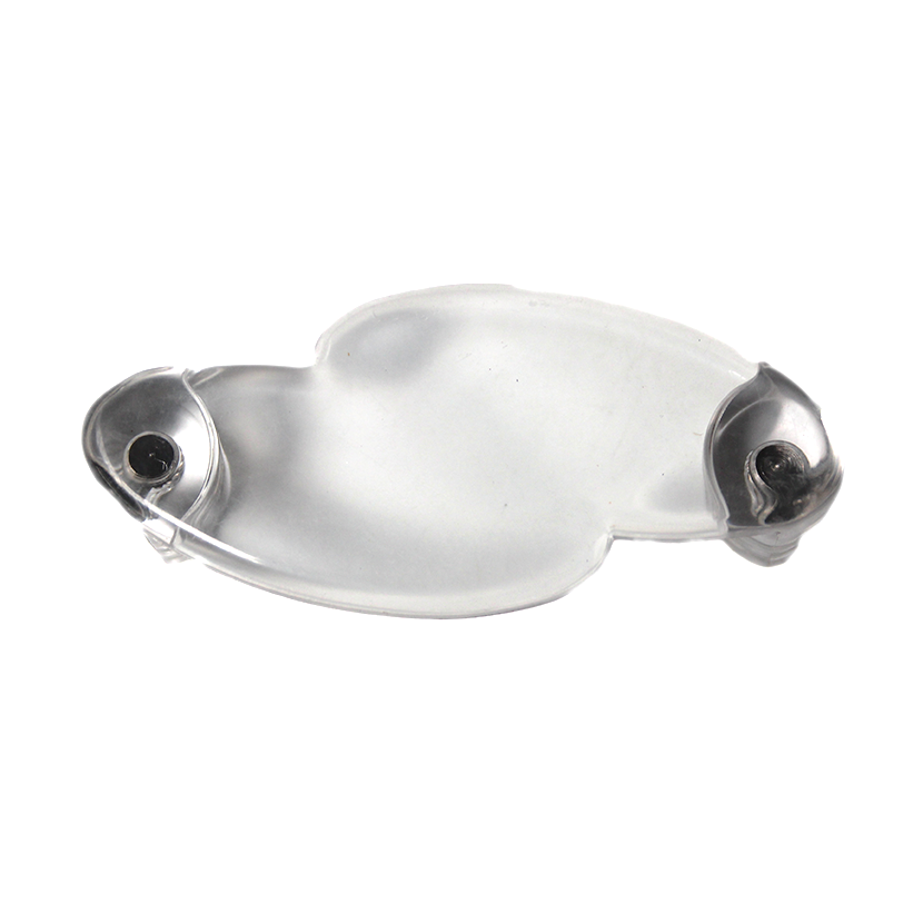 Jaladera transparente, de 64 mm entre centros