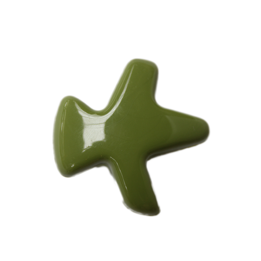 Pomo plástico verde